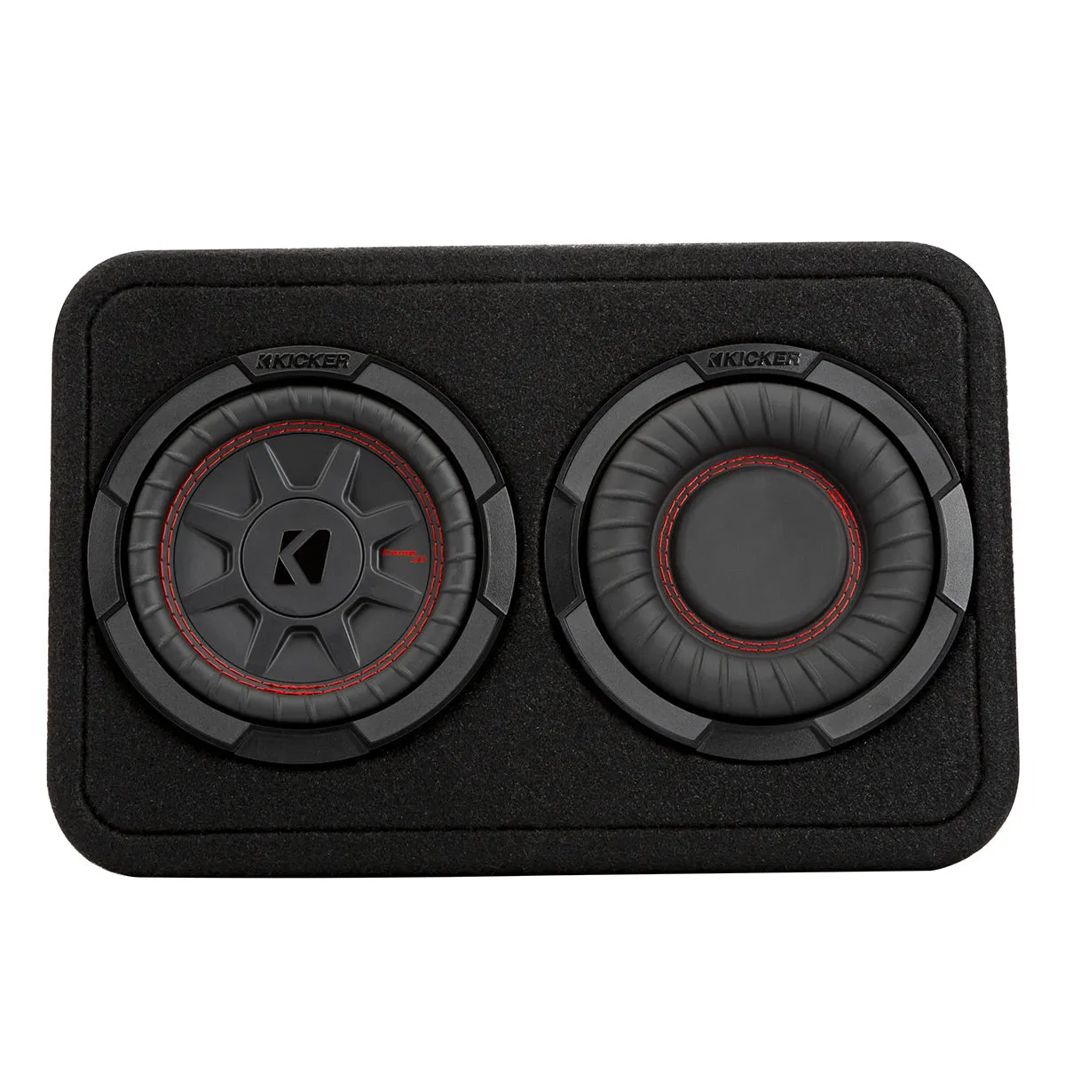 Kicker 6.75" 2-Ohm CompRT Loaded Subwoofer Box
