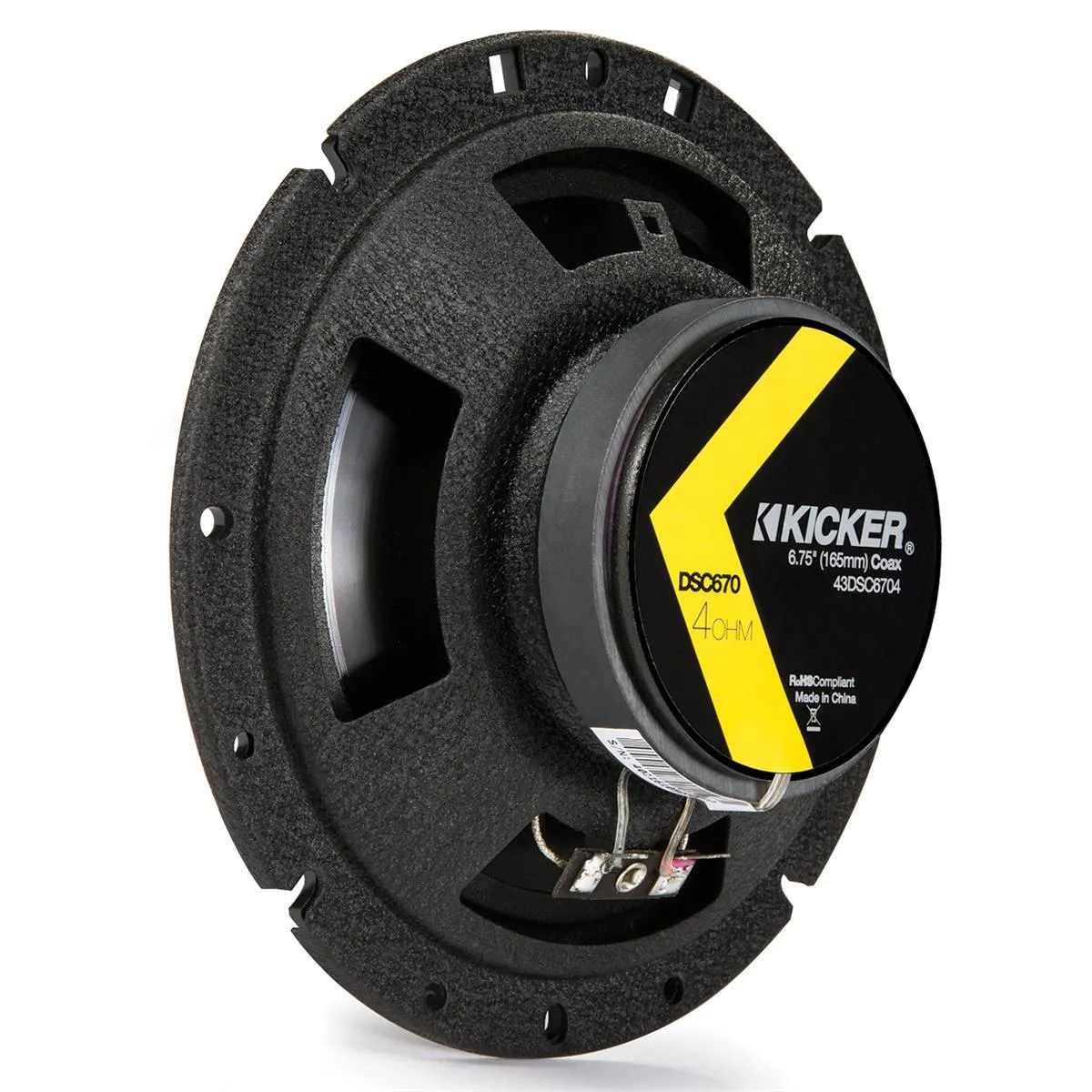 Kicker DSC670 DS Series 6.75" 4-Ohm Coaxial Speakers - Pair