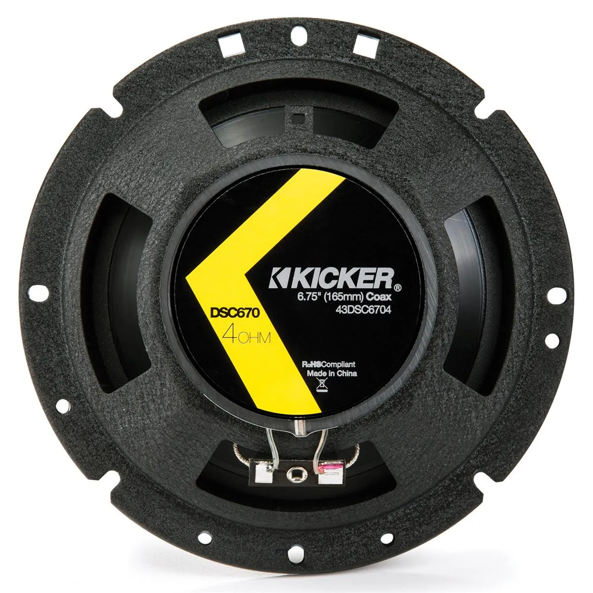 Kicker DSC670 DS Series 6.75" 4-Ohm Coaxial Speakers - Pair