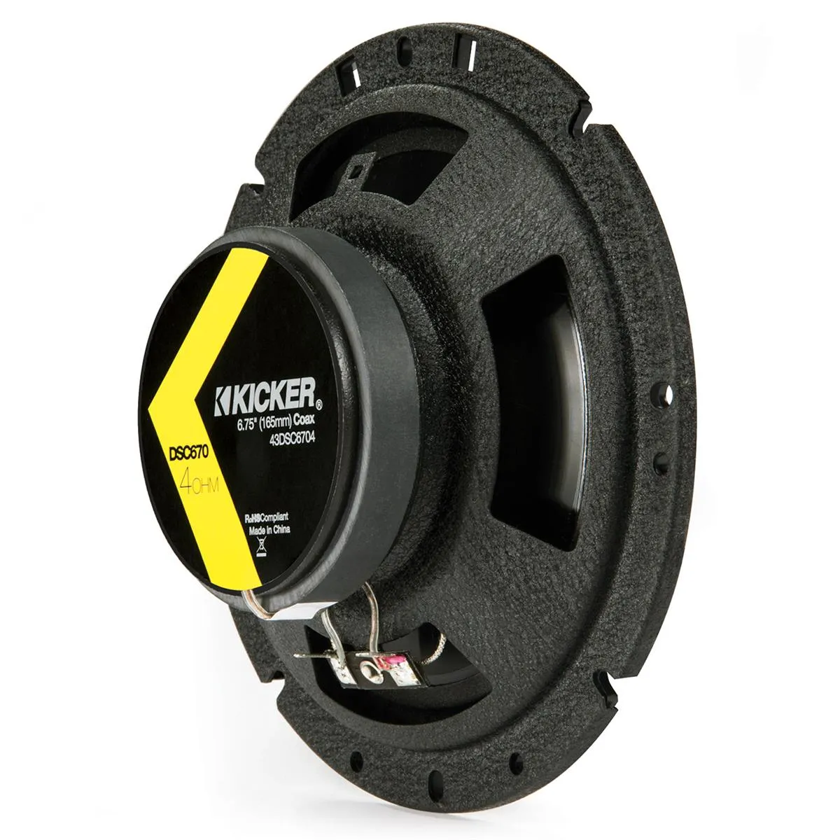 Kicker DSC670 DS Series 6.75" 4-Ohm Coaxial Speakers - Pair