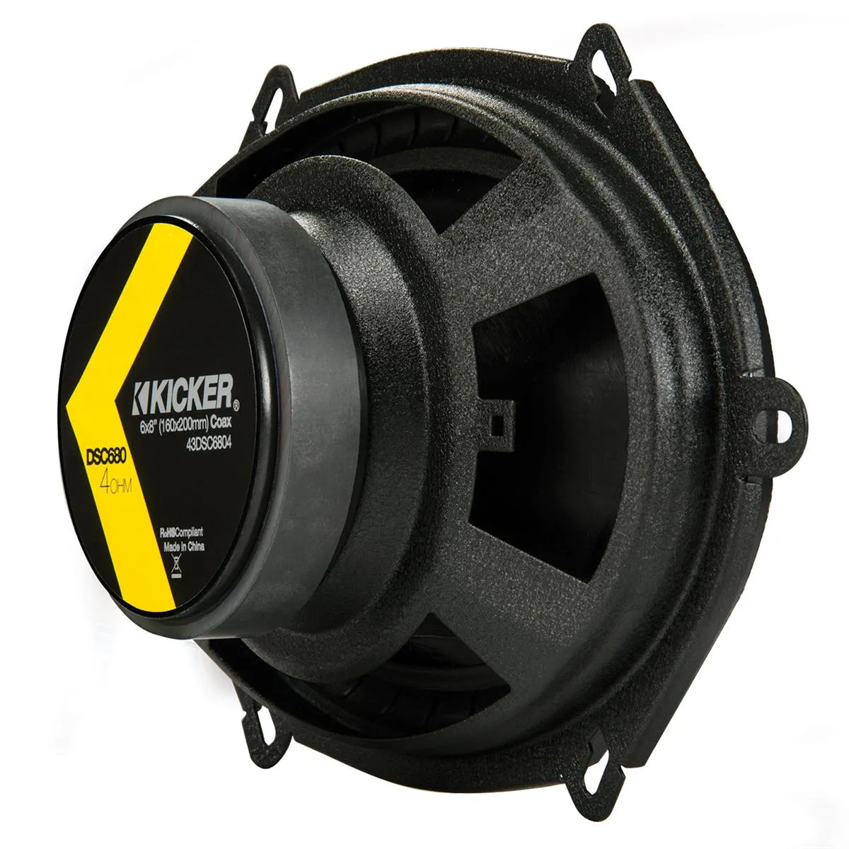 Kicker DSC680 DS Series 6x8" 4-Ohm Coaxial Speakers - Pair