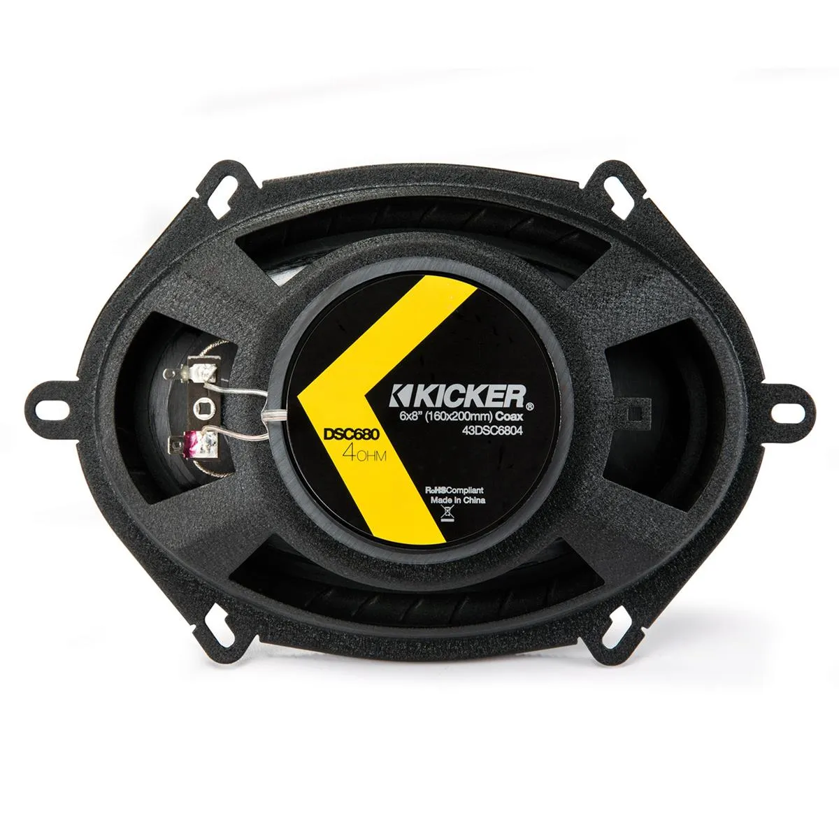 Kicker DSC680 DS Series 6x8" 4-Ohm Coaxial Speakers - Pair