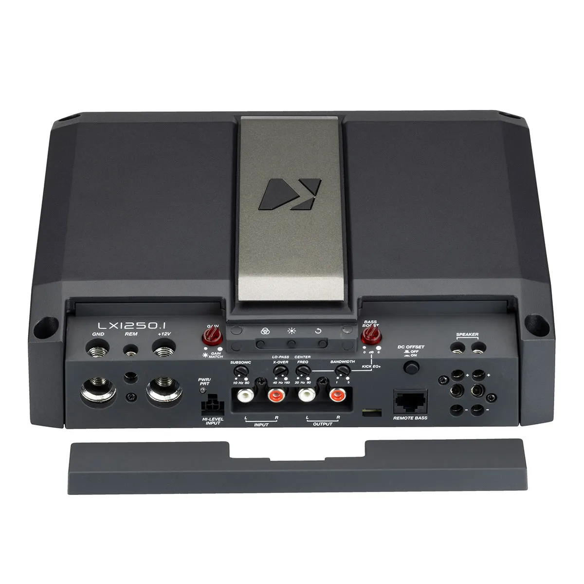 Kicker LX1250.1 Mono Class D Subwoofer Amplifier with Smart Bass