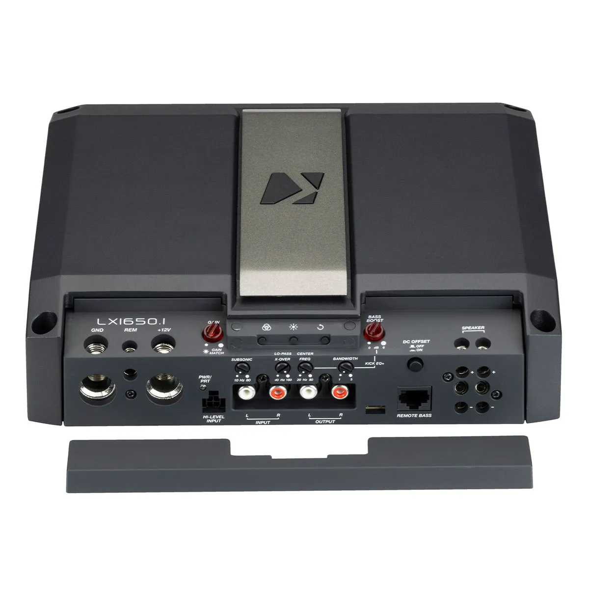 Kicker LX1650.1 Mono Class D Subwoofer Amplifier with Smart Bass