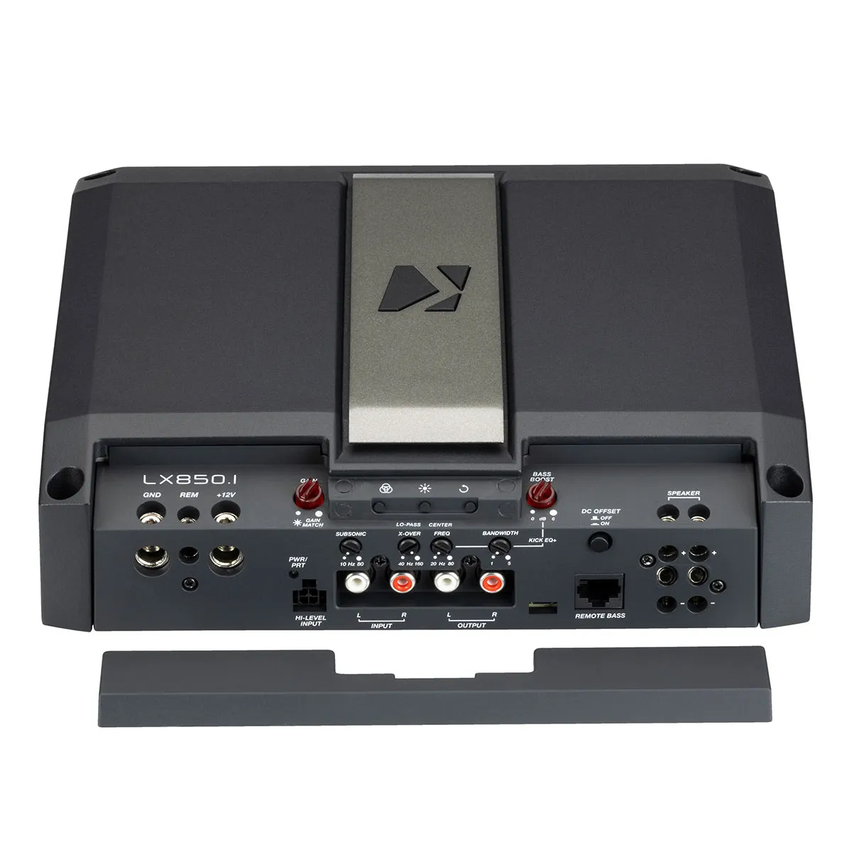 Kicker LX850.1 Mono Class D Subwoofer Amplifier with Smart Bass