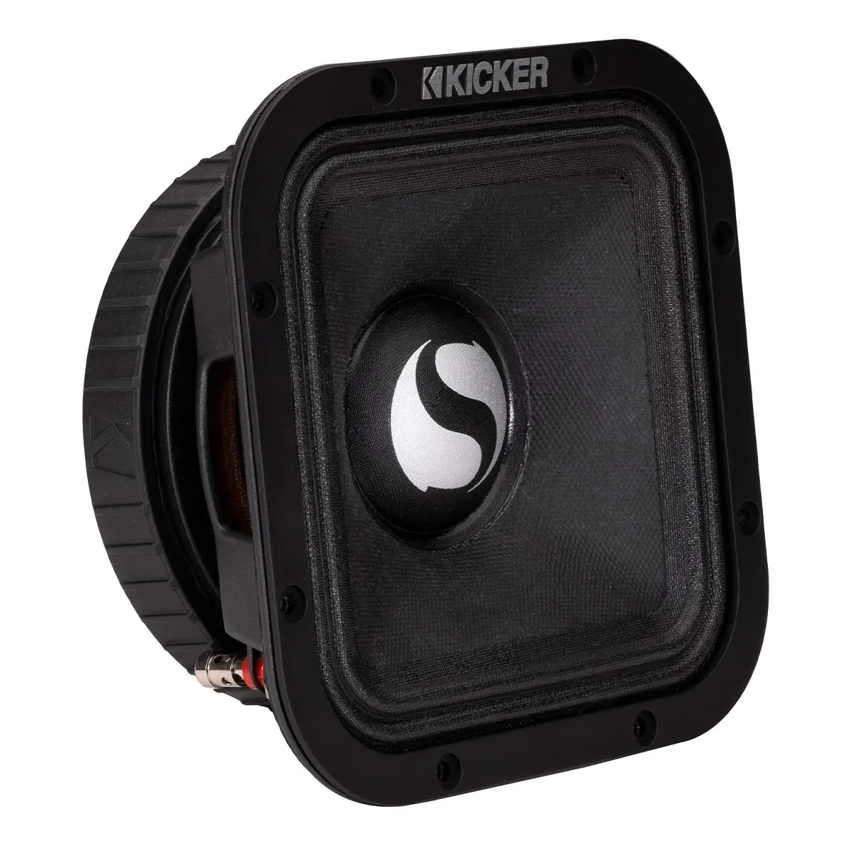 Kicker ST7MR4 7" Street Series Square Midrange 4 Ohm Speakers - Pair