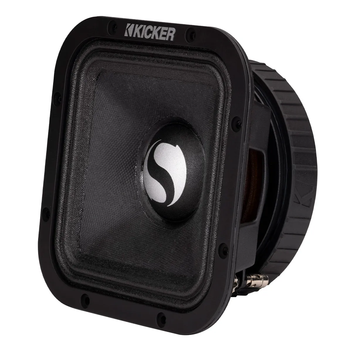Kicker ST7MR4 7" Street Series Square Midrange 4 Ohm Speakers - Pair