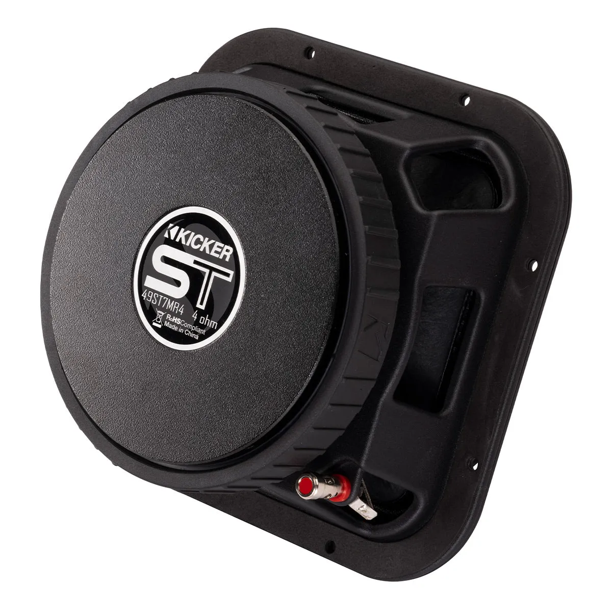 Kicker ST7MR4 7" Street Series Square Midrange 4 Ohm Speakers - Pair