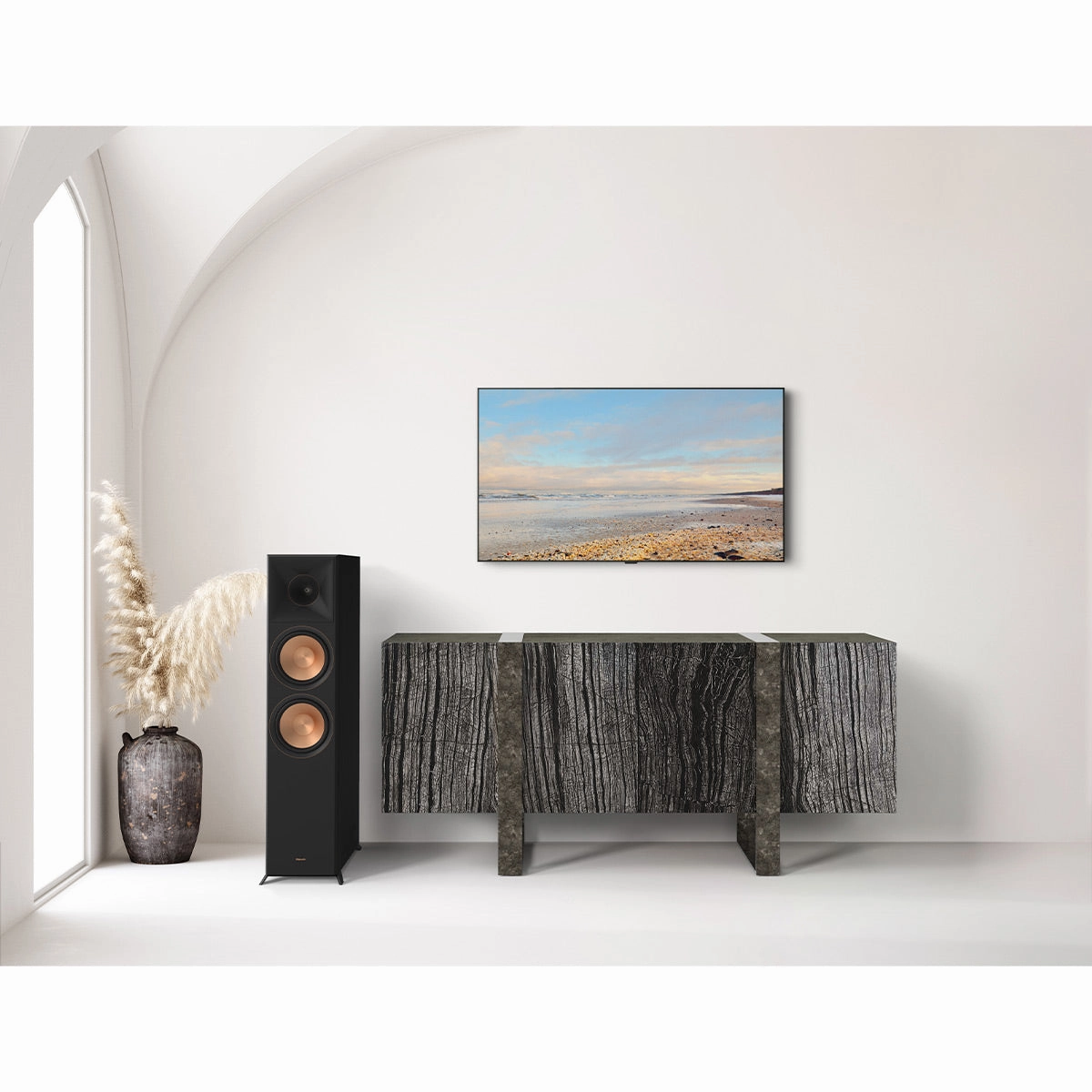 Klipsch RP-8060FA II Reference Premiere Floorstanding Speaker with Dolby Atmos - Each (Walnut)