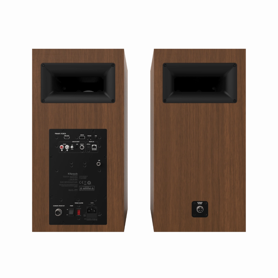 Klipsch The Nines Heritage Inspired Active Bookshelf Speakers Pair