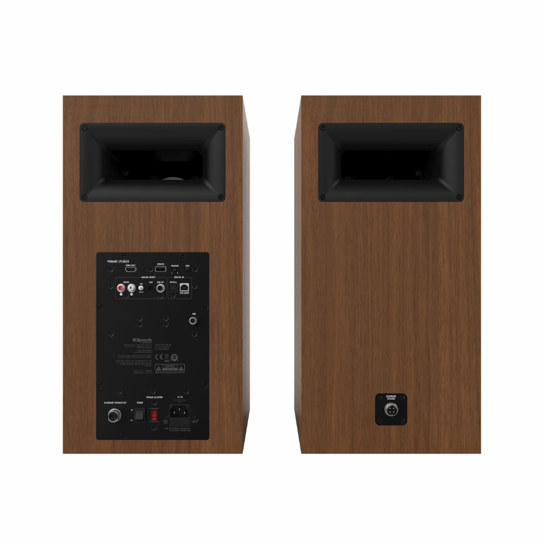 Klipsch The Nines Heritage Inspired Active Bookshelf Speakers Pair