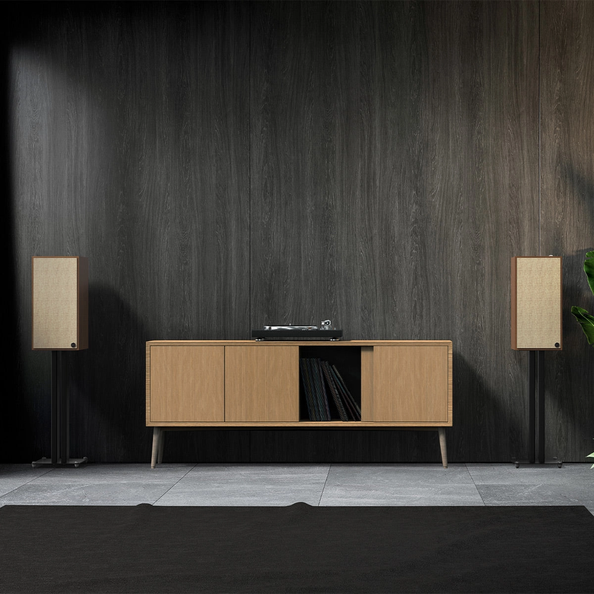 Klipsch The Nines Heritage Series Wireless Powered Monitors with 8" Woofer - Pair (Walnut)