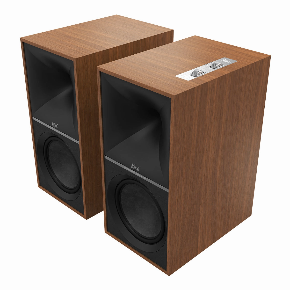 Klipsch The Nines Heritage Series Wireless Powered Monitors with 8" Woofer - Pair (Walnut)
