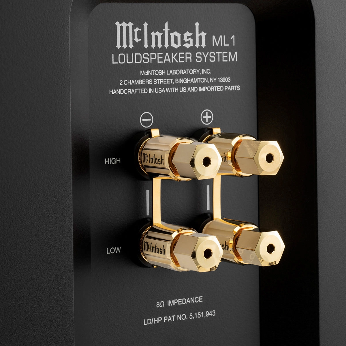 McIntosh ML1 Mk II 4-Way Loudspeaker with Stand - Each