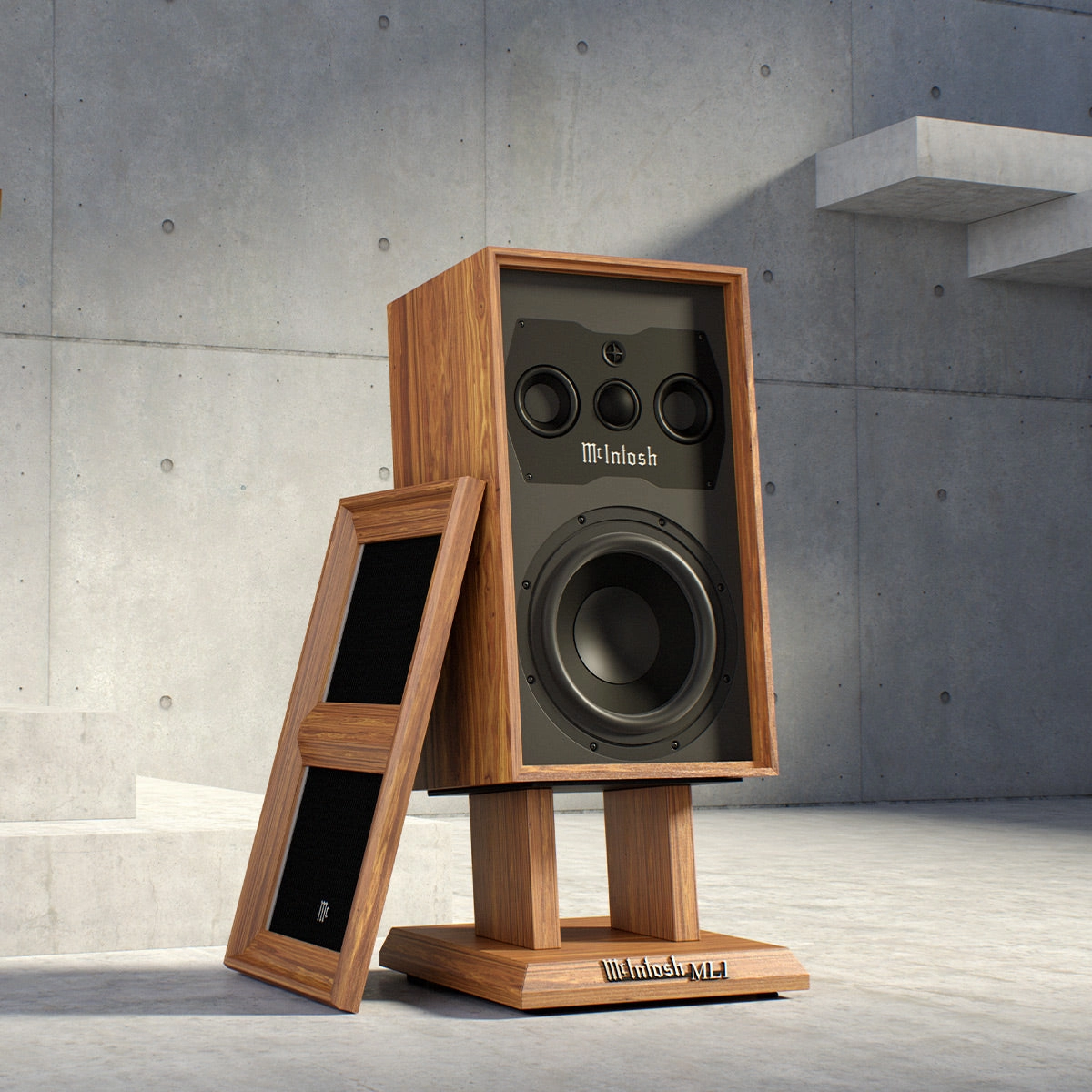 McIntosh ML1 Mk II 4-Way Loudspeaker with Stand - Each