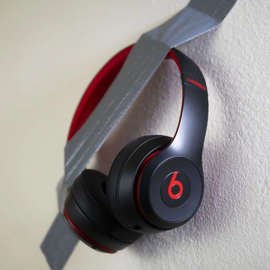 Mediocre Headphones on Wall