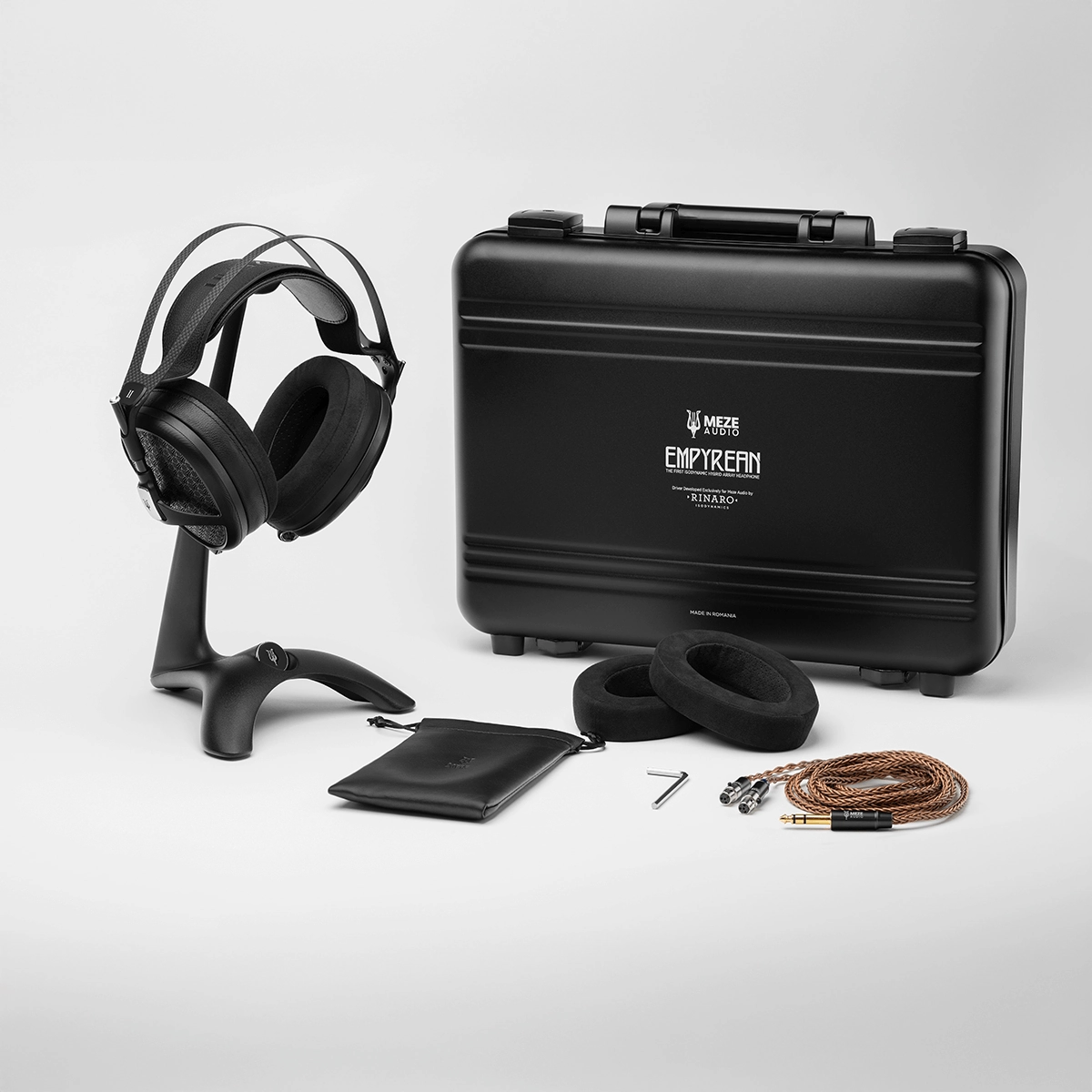 Meze Empyrean II Headphones and Manta Stand Limited Winter Soundscapes Bundle