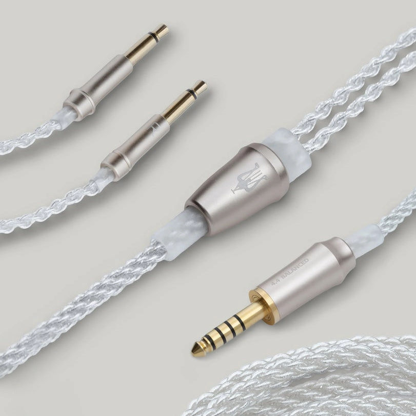 Meze Mono 3.5mm Silver-Plated Upgrade Cable for 99 Series & Liric & 109 Pro