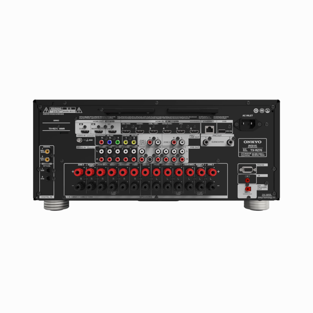 Onkyo TX-RZ70 AV Receiver