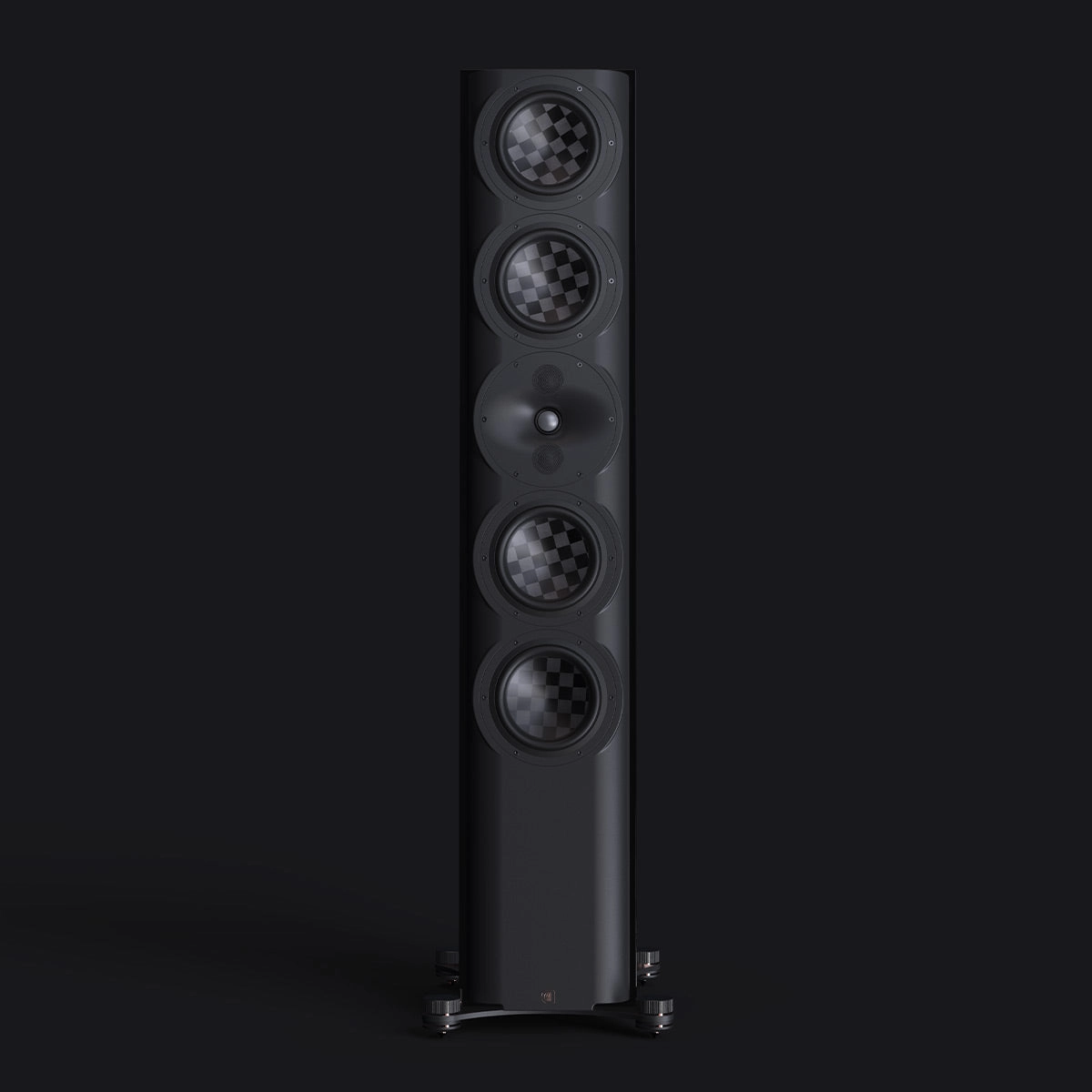 Perlisten Audio S7t Floorstanding 4-Channel Tower Speaker - Each (Piano Black)