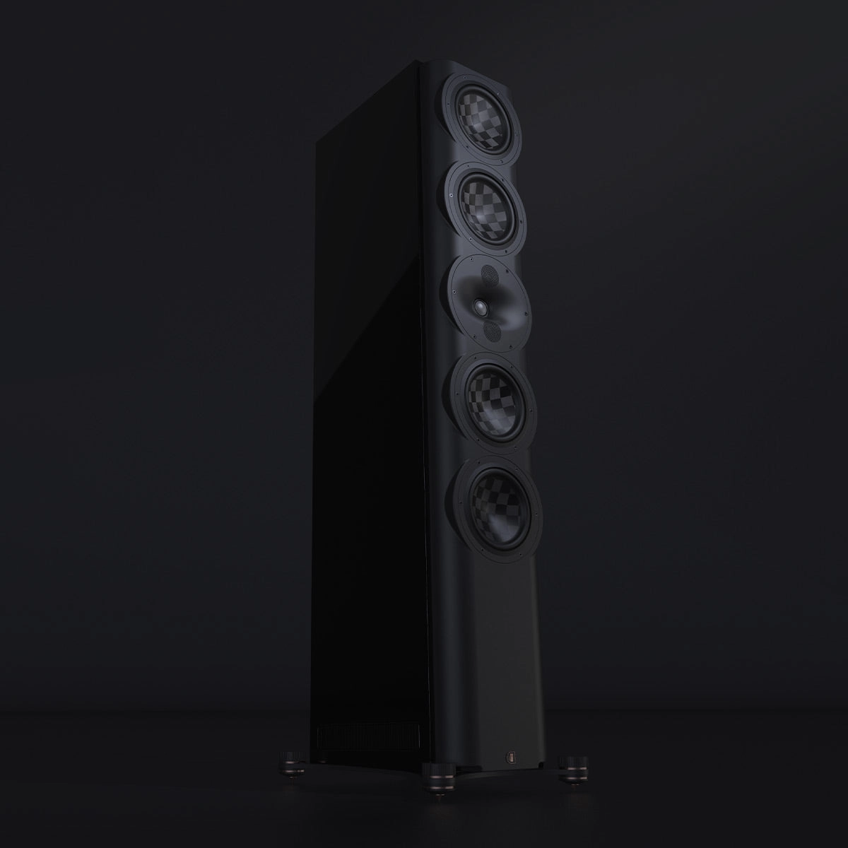 Perlisten Audio S7t Floorstanding 4-Channel Tower Speaker - Each (Piano Black)