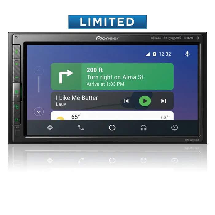 Pioneer DMH-C2550NEX Modular 6.8'' Multimedia Receiver with Apple CarPlay, Android Auto, Built-in Bluetooth, SiriusXM-Ready, iDataLink Maestro with Remote Control Included