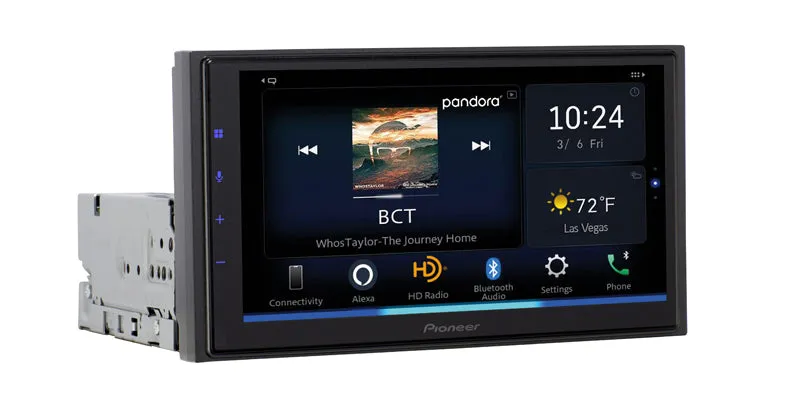 Pioneer DMH-WC5700NEX 6.8" Multimedia Digital Media Receiver - Amazon Alexa, Android Auto, Apple CarPlay, Bluetooth