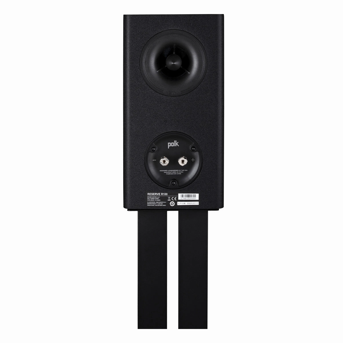 Polk Audio Reserve 100 Compact Bookshelf Speaker - Pair (Black)