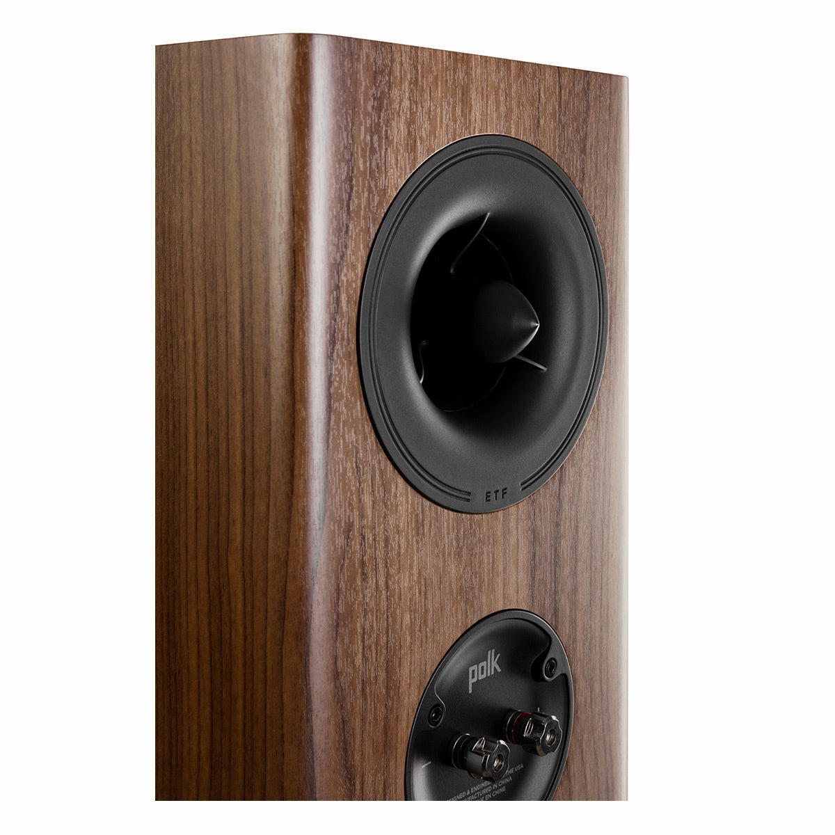 Polk Audio Reserve 100 Compact Bookshelf Speaker - Pair (Walnut)