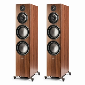 Polk Audio Reserve 700 Flagship Stereo Floorstanding Speakers - Pair (Walnut)
