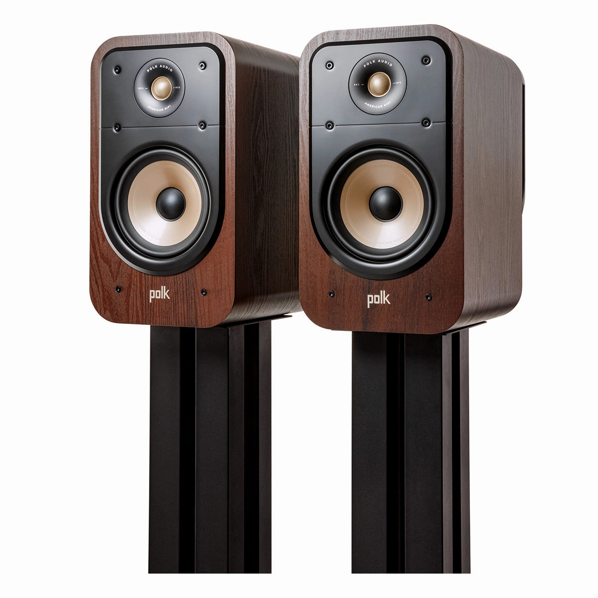 Polk Audio Signature Elite ES20 Bookshelf Speakers - Pair (Walnut)