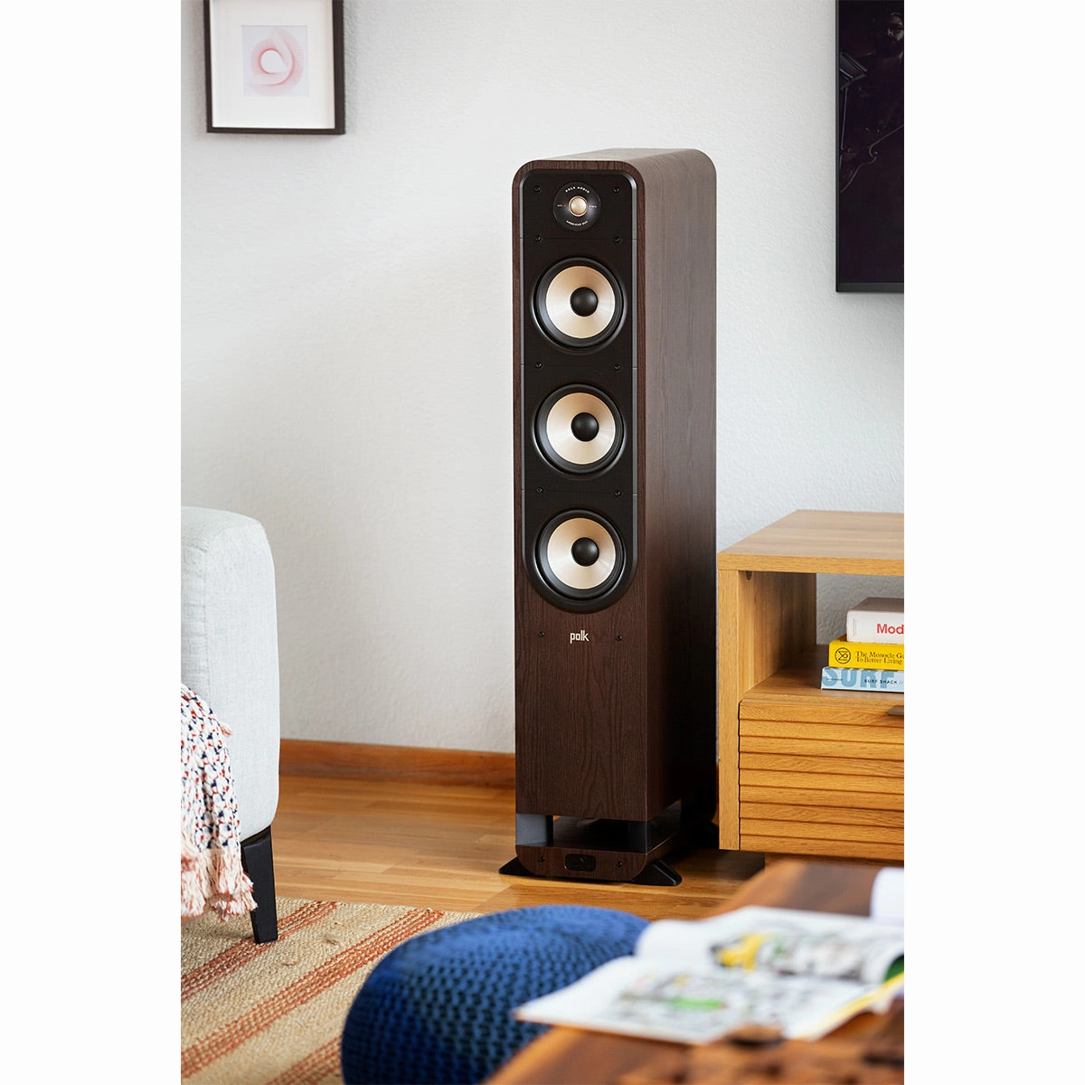 Polk Audio Signature Elite ES60 Hi-Fi Home Theater Floorstanding Speaker - Each (Walnut)