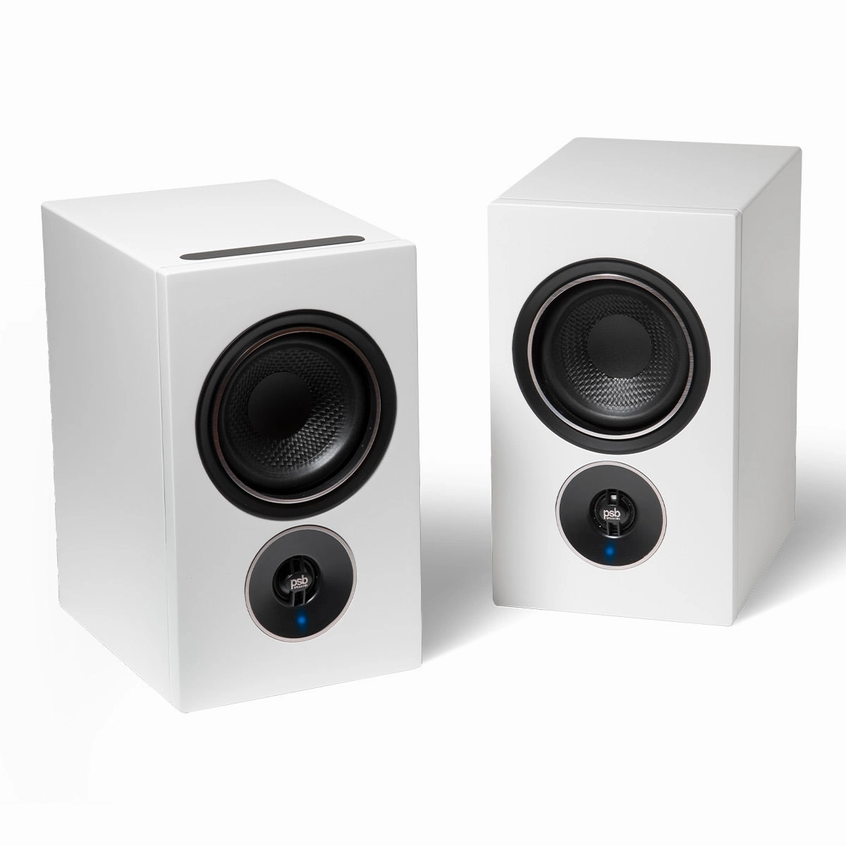 PSB Alpha iQ Powered Streaming Speakers - Pair (White)