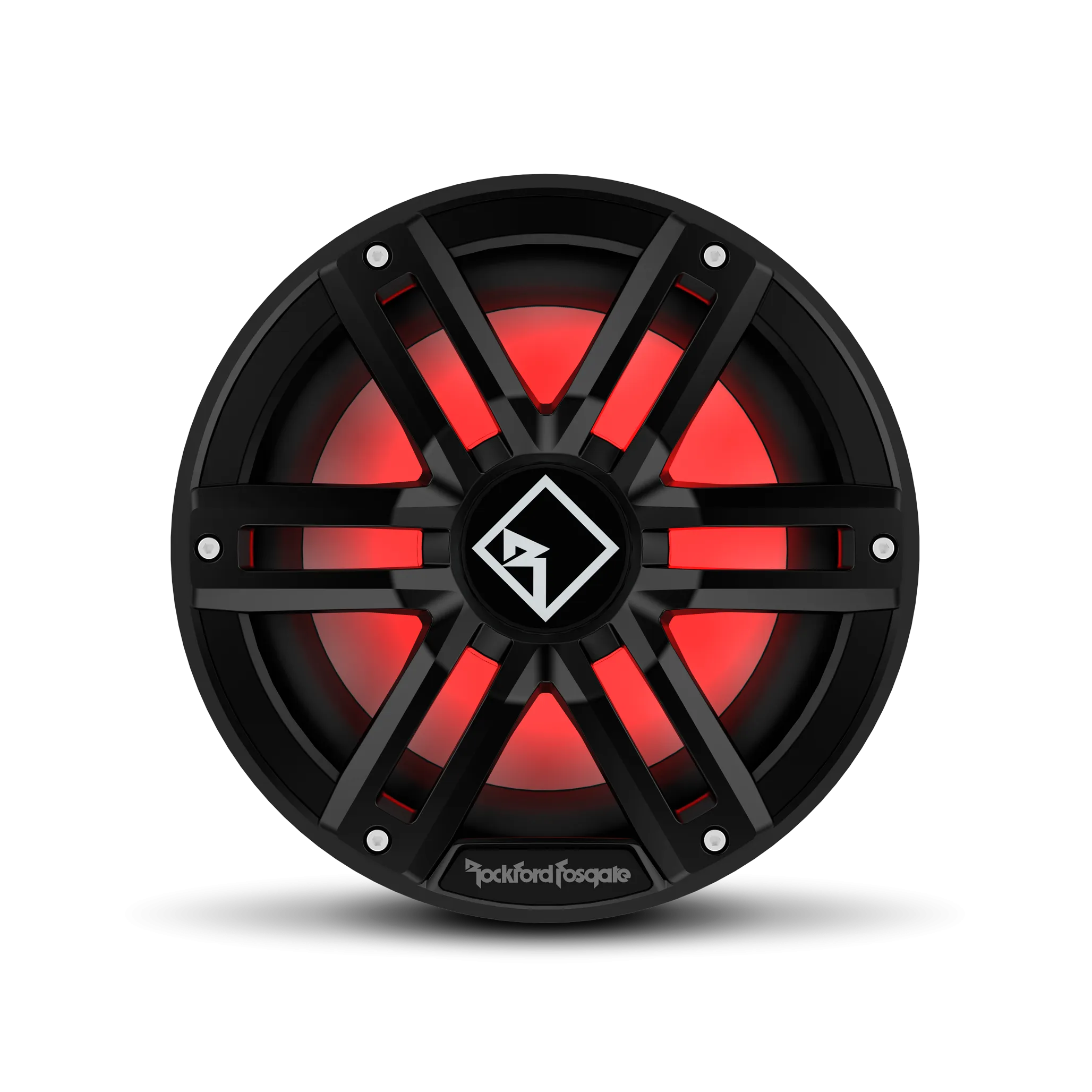 Rockford Fosgate M2 10" DVC 4 Color Optix Sealed Enclosure Marine Subwoofer