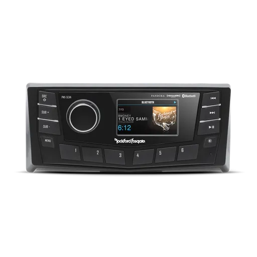Rockford Fosgate PMX-5CAN Punch Marine AM/FM/WB Multi-Zone Digital Media Receiver 2.7" Display