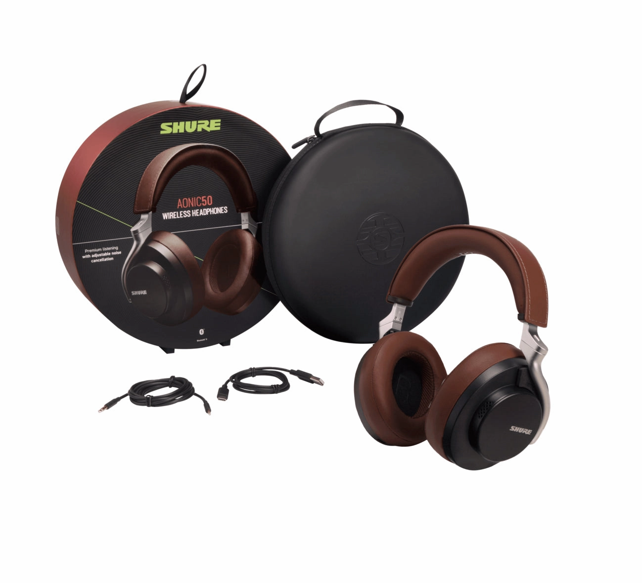 Shure AONIC 50 Gen 1 Wireless Noise Cancelling Headphones (Open Box)
