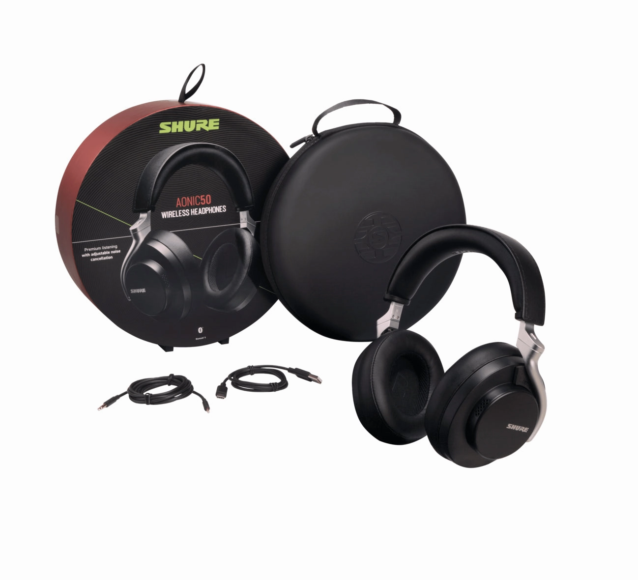Shure AONIC 50 Gen 1 Wireless Noise Cancelling Headphones (Open Box)