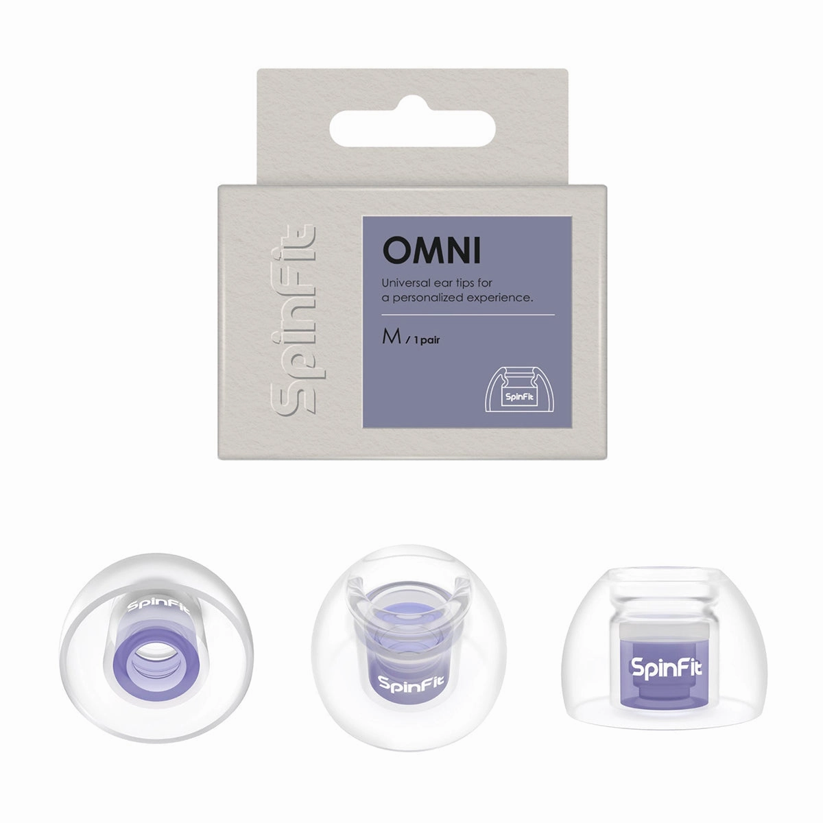 Spinfit Omni Silicon Eartips (1 Pair)