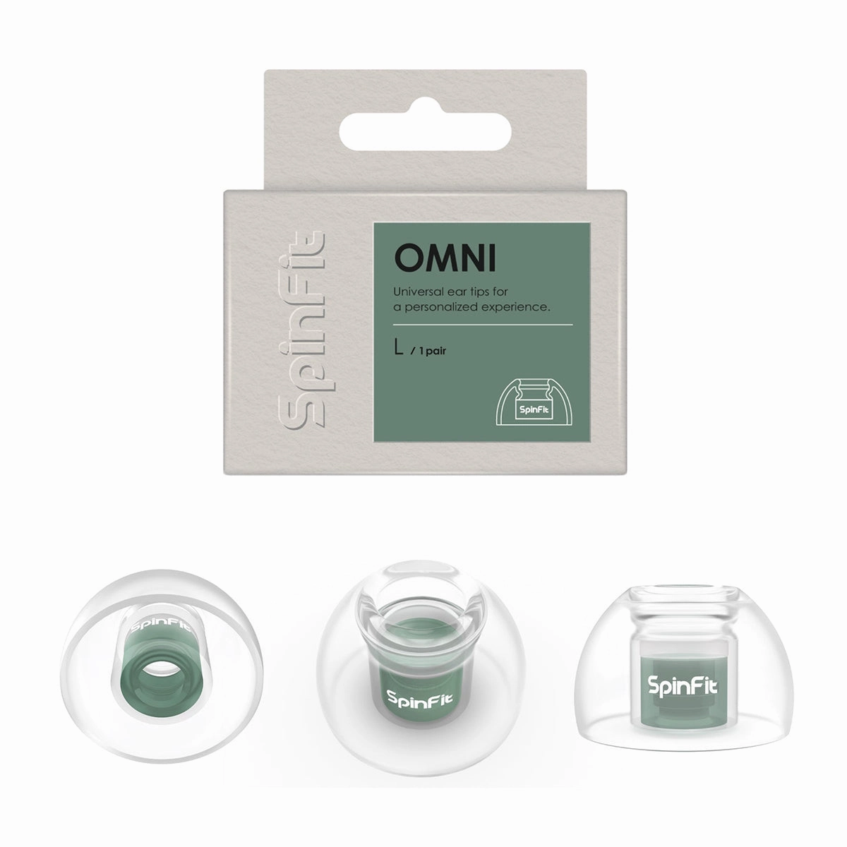Spinfit Omni Silicon Eartips (1 Pair)