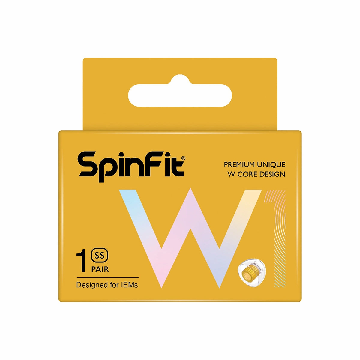 Spinfit W1 Silicon Eartips (1 Pair)