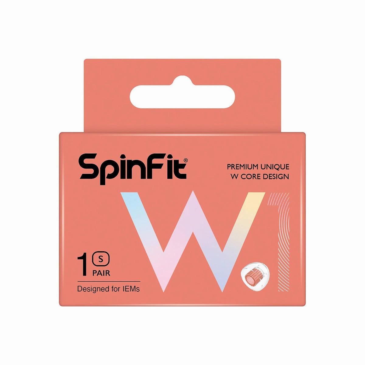 Spinfit W1 Silicon Eartips (1 Pair)