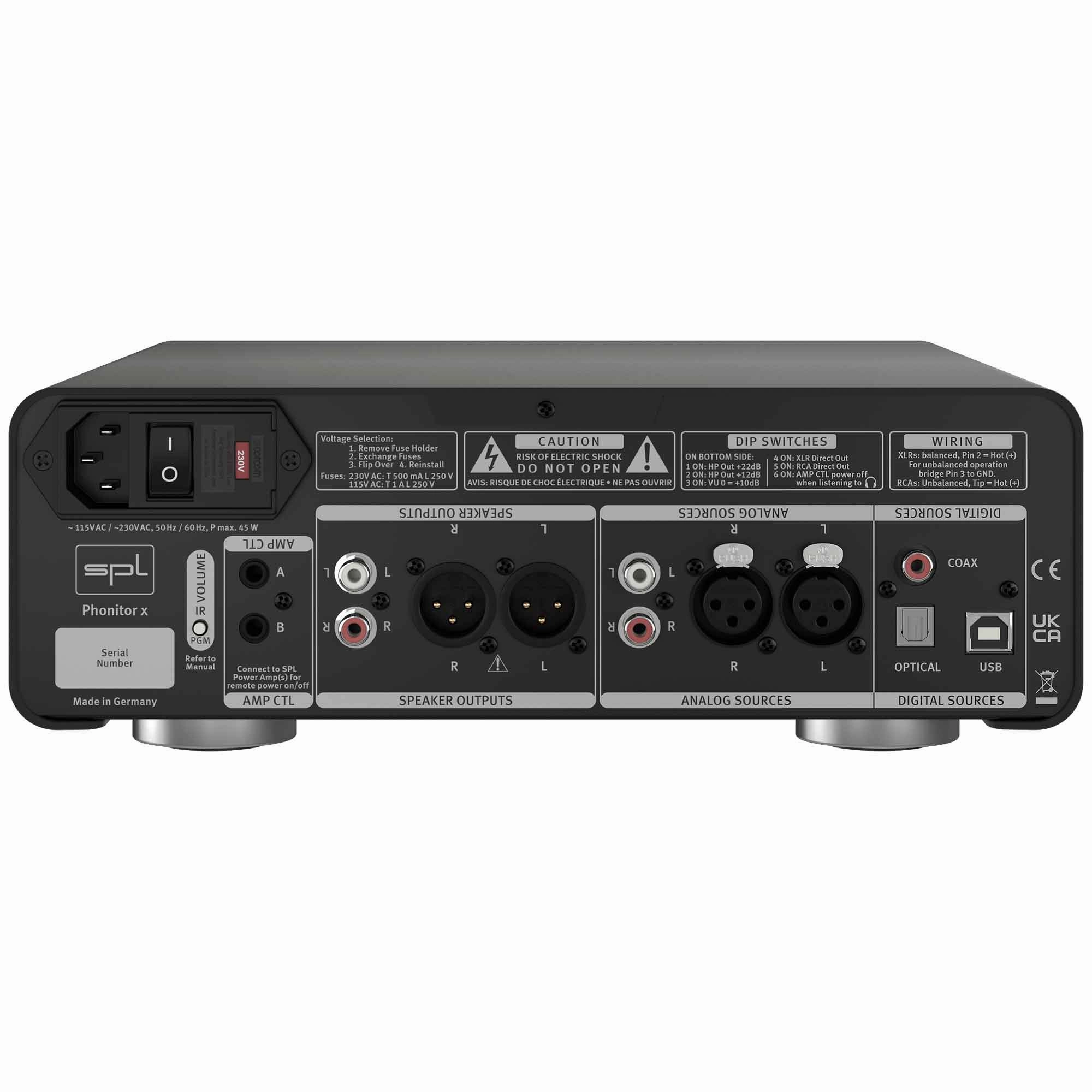 SPL Audio Phonitor x Headphone Amp with DAC768s