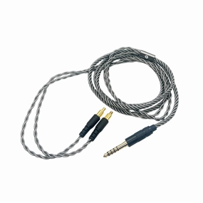 Strauss & Wagner Leon A2DC 4.4mm Balanced 4-core Silver Headphone Cable for Audio-Technica