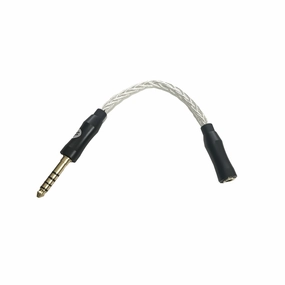 Strauss & Wagner SW-3544A 3.5mm Female to 4.4mm Male 8-Core Silver Adapter