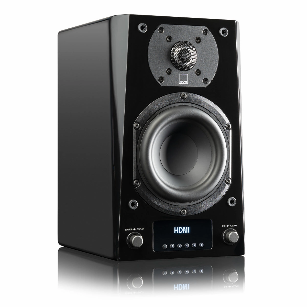 SVS Prime Wireless Pro Powered Speaker System with Chromecast and Airplay 2 - Pair (Piano Gloss Black)