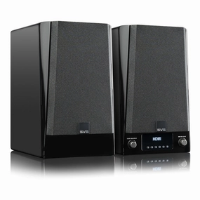 SVS Prime Wireless Pro Powered Speaker System with Chromecast and Airplay 2 - Pair (Piano Gloss Black)