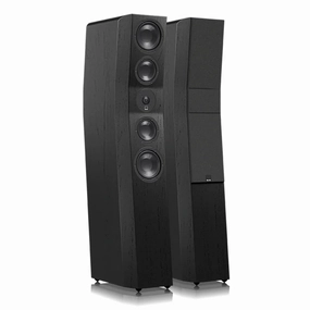 SVS Ultra Evolution 3 Way Tower Speakers with Quad 5.5 Inch Woofers - Pair (Black Oak)