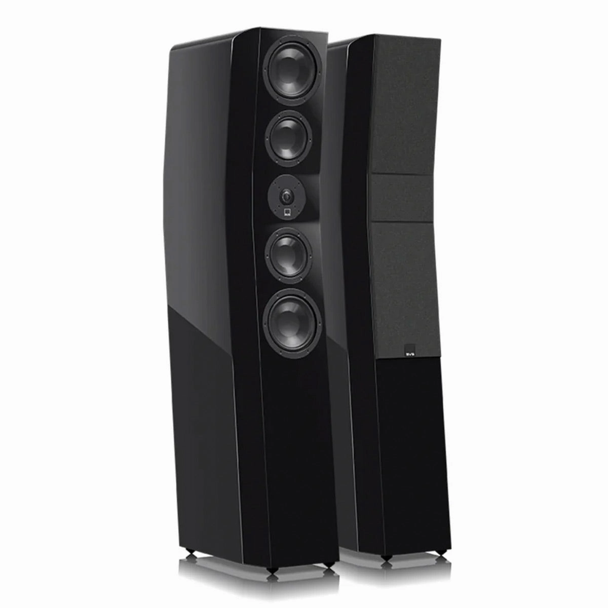SVS Ultra Evolution 3 Way Tower Speakers with Quad 5.5 Inch Woofers - Pair (Piano Gloss Black)