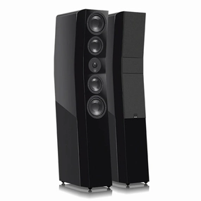 SVS Ultra Evolution 3 Way Tower Speakers with Quad 5.5 Inch Woofers - Pair (Piano Gloss Black)