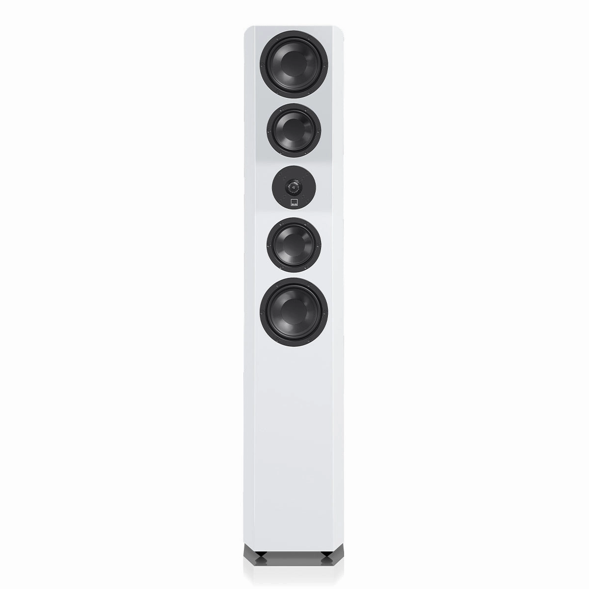 SVS Ultra Evolution 3 Way Tower Speakers with Quad 5.5 Inch Woofers - Pair (Piano Gloss White)